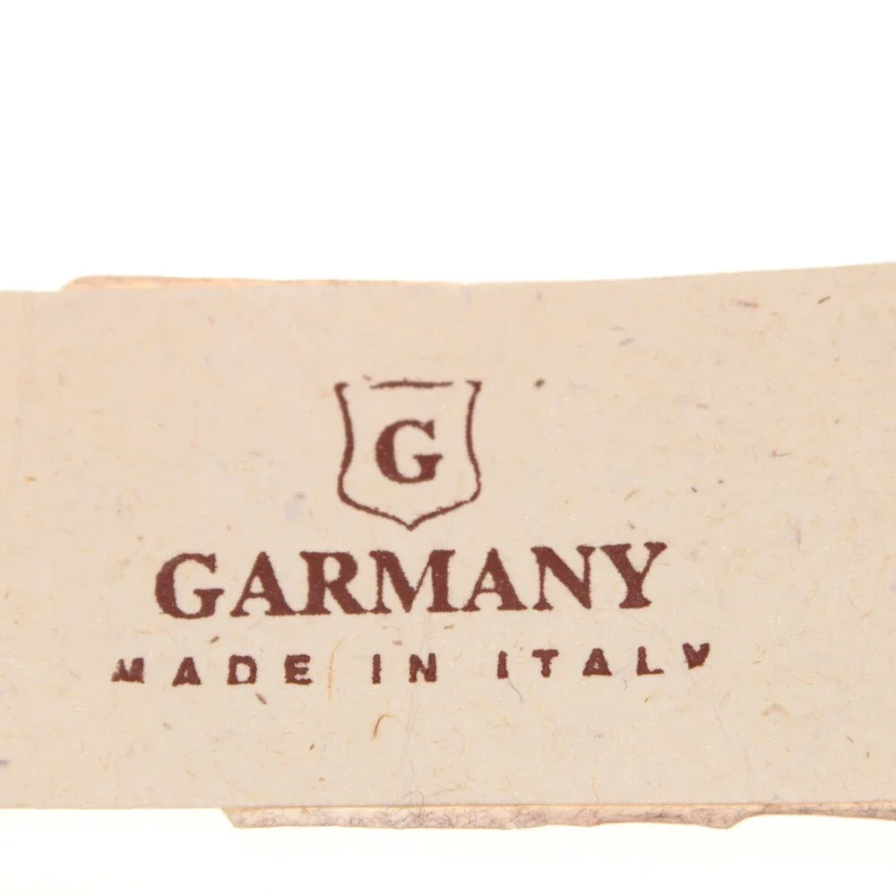 Garmany NWT Classic Belt Size 120 (US 46) in Solid Red Leather Made in Italy